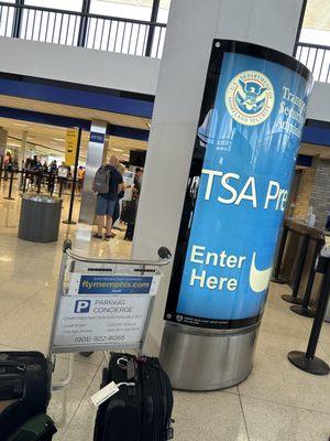 TSA Checkpoint B - Memphis Airport