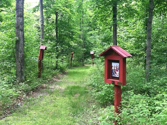 Stations of the Cross at the Marian Center in Joy Valley, Petoskey, MI