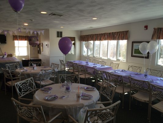 Birthday party in our function room (seats 50).