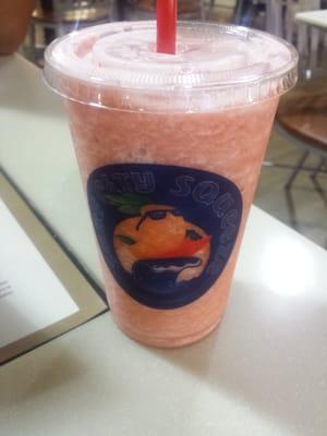 Pineapple strawberry fruit chiller