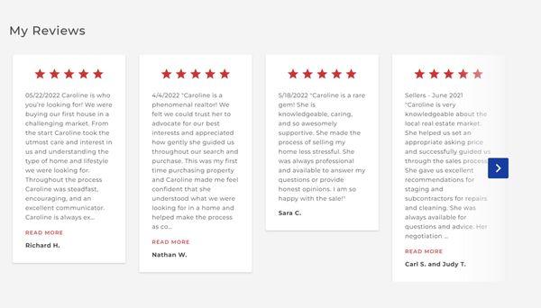 Just a few of my 5 Star Reviews!