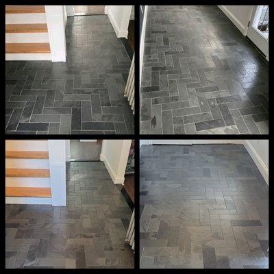 Slate Tile & Grout Cleaning