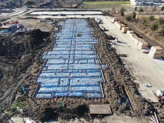 Patriot Industries Performs Concrete Foundations.  From Layout to Finishing.