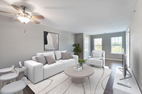 Spacious Living Areas at Chester Village Senior Apartments in Chester VA