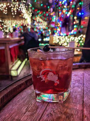 Widow Old Fashioned, during their Miracle holiday pop up.