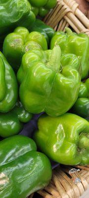 Fresh produce - green peppers