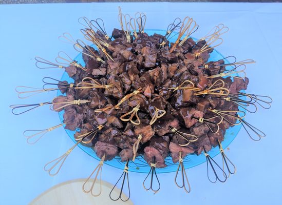 beef skewers