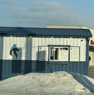 Drive through coffee shop, absolutely delightful!