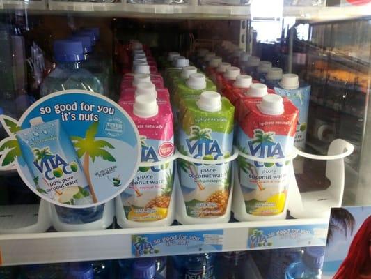 They have Vita-Coco coconut water here!