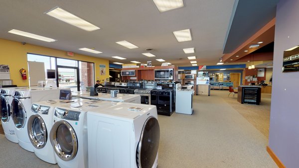 Ranges and front load laundry