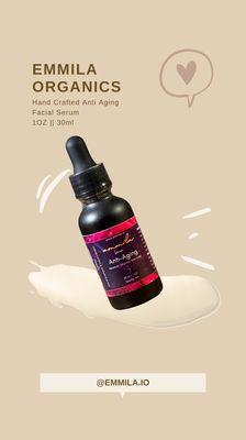 Oil based anti-aging facial serum. 1 drop makes a huge impact. Best at bedtime and let it do its magic.