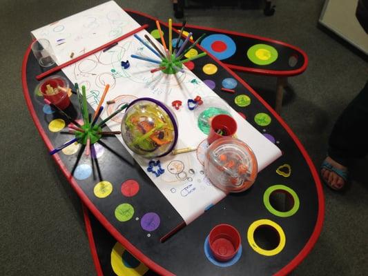 Kids activity table