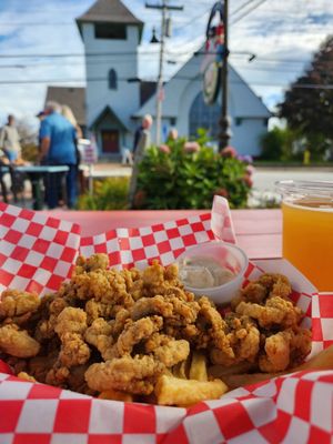 Delicious GF fried whole belly clams!