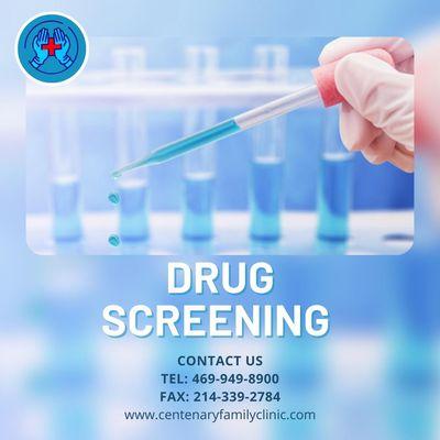 We offer Drug Screening Test