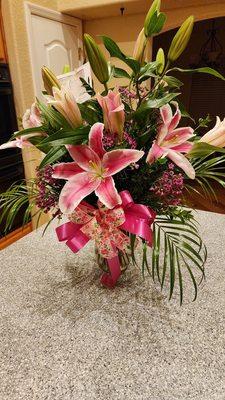 Amazing bouquet of Lillies