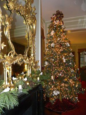 North Drawing Room Holiday Decor at DACOR