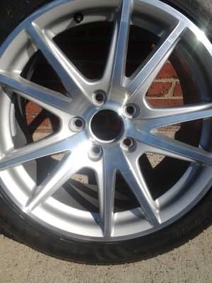 Honda wheels we refinished