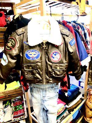 Such a cute bomber jacket for a toddler