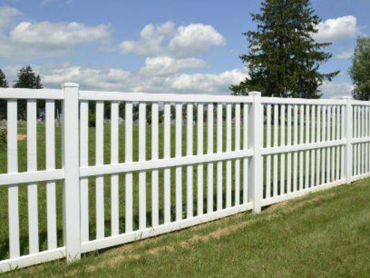 6-foot and 9-foot vinyl fences