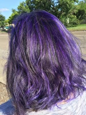 Violet highlights for the summer