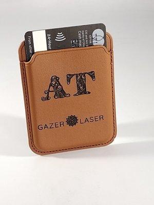 Custom-made engraving on all type of leatherette personal items