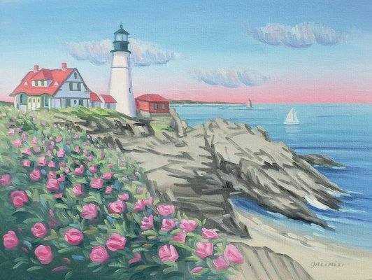 'Portland Head Light'
12x16, oil on canvas