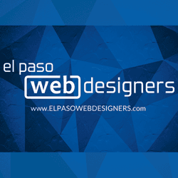 El Paso Web Designers blue logo with website address