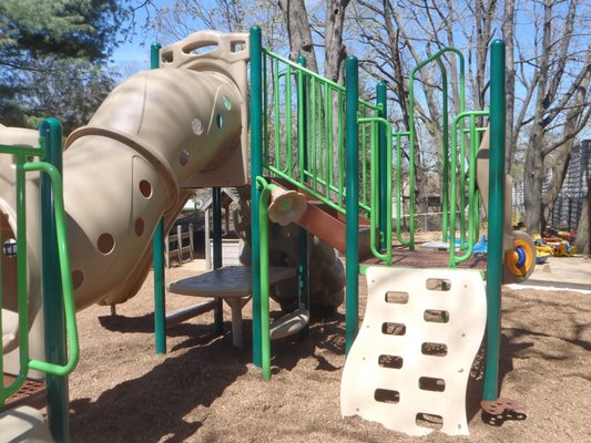 Large shaded playground