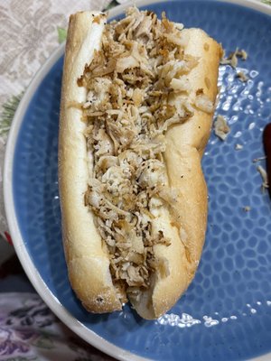 Chicken cheesesteak