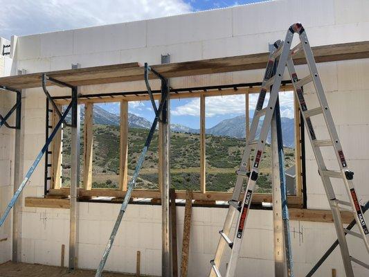 Utah ICF stocks all sizes of ICF window and door Pro-Buck for your openings.