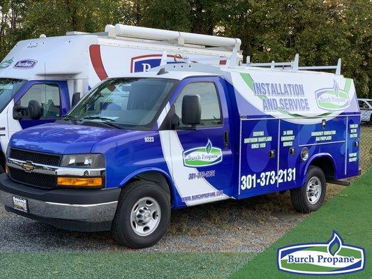 Burch Propane Service van