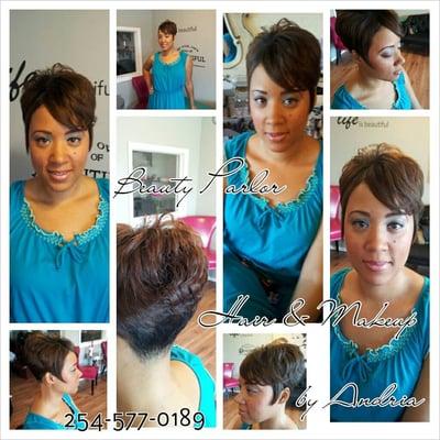 Relaxer / Style / Formal Makeup