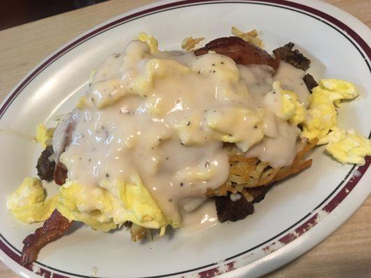 Pit Smoked Pulled Pork Stuffed Hash-brown