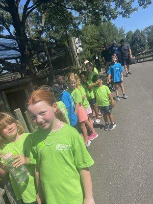 Summer Camp Field Trip at the Richmond Zoo