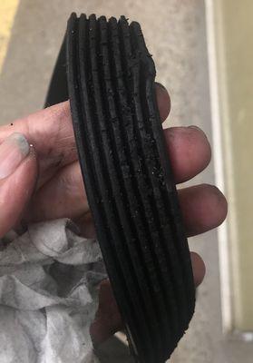 This belt is fine according to them after they checked it.