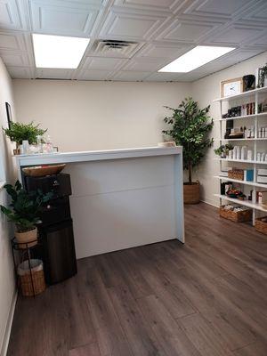 Front desk in the lobby