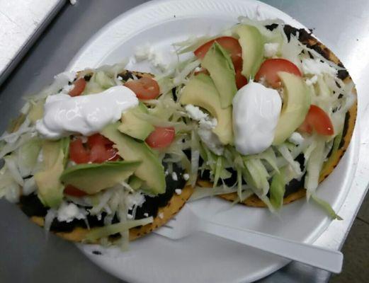 Tostadas(chalupas)