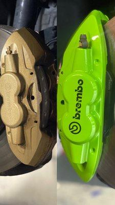 Before/ After Caliper Refinish