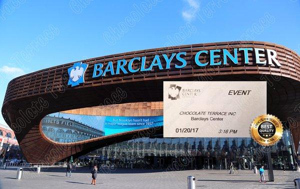 Chocolate Terrace serving chocolate fondue at Barclays Center, Brooklyn, New York