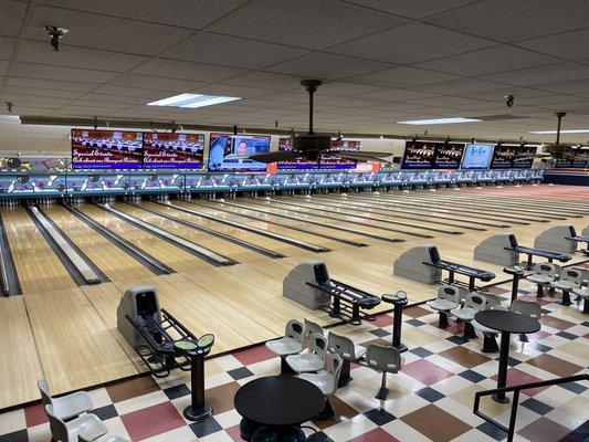 Concord Lanes Bowling Area