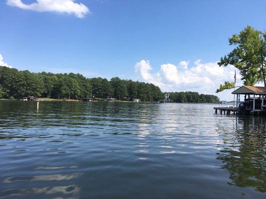 Lake great for boating or water fun