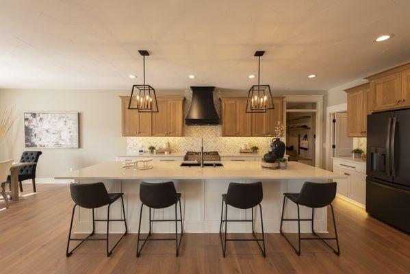 Kitchen at 8740 Scotsbury Glen Model