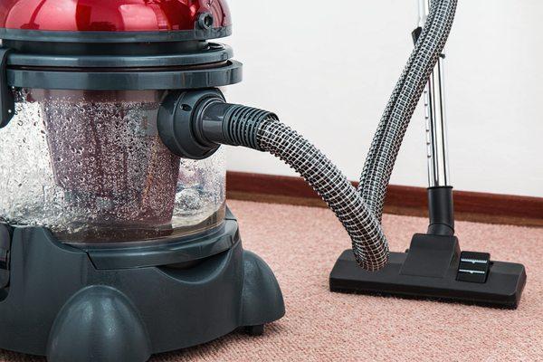 Vacuuming and carpet cleaning are available.