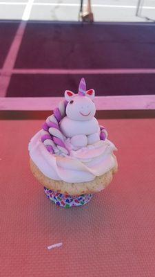 The only cute cupcake at the event. Was just sitting on a table