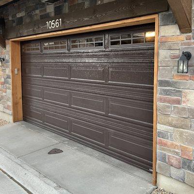 Garage door soft wash for the win!