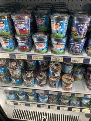 Their Ben and Jerry's is the same price as the grocery store!!!!