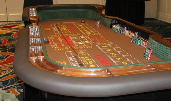 The ultimate Golden Nugget craps table.