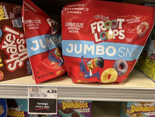 Jumbo size Froot Loops