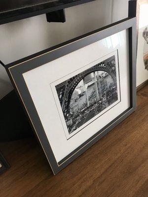 Personal photograph framed