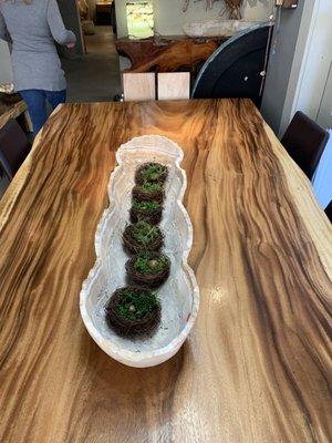 Gorgeous onyx bowls